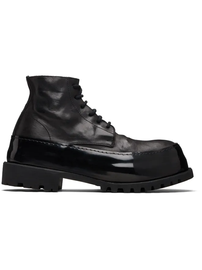 A DICIANNOVEVENTITRE A DICIANNOVEVENTITRE CMB1 Mid ホースレザー アンクルブーツの商品画像