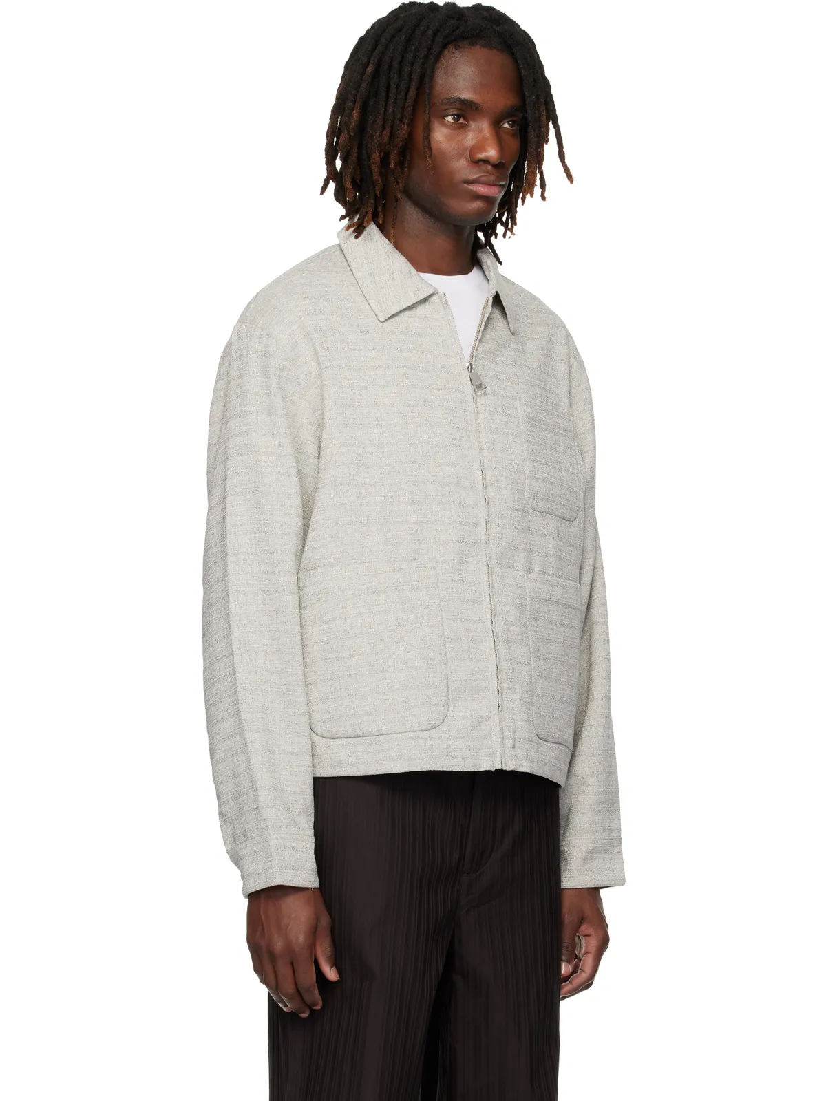 Lacoste Short テクスチャード ジャケット - 画像2