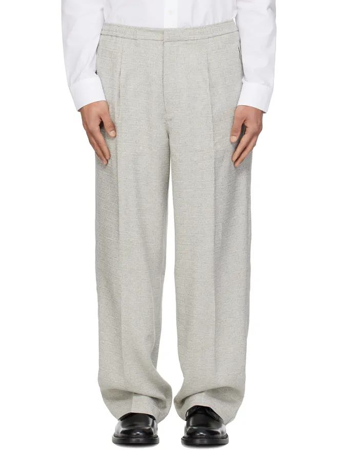 Lacoste Lacoste Slub Weave リラックスフィット トラウザーズの商品画像