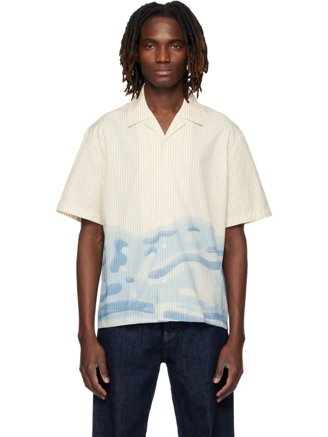 Lacoste Lacoste Lacoste Logo リラックスフィット ストライプ シャツの商品画像