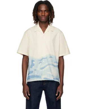 Lacoste Lacoste Logo リラックスフィット ストライプ シャツ - サムネイル1