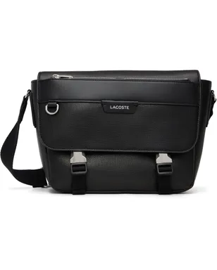 Lacoste Ossian Flap Close レザー サッチェルバッグ - サムネイル1