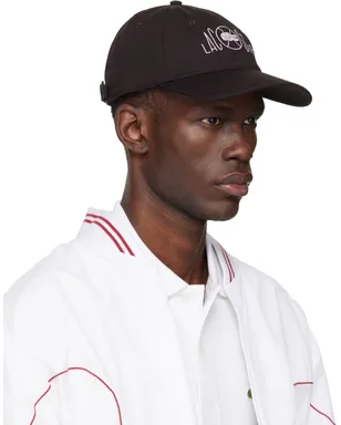 Lacoste ロゴプリント コットン ツイル キャップ - サムネイル2