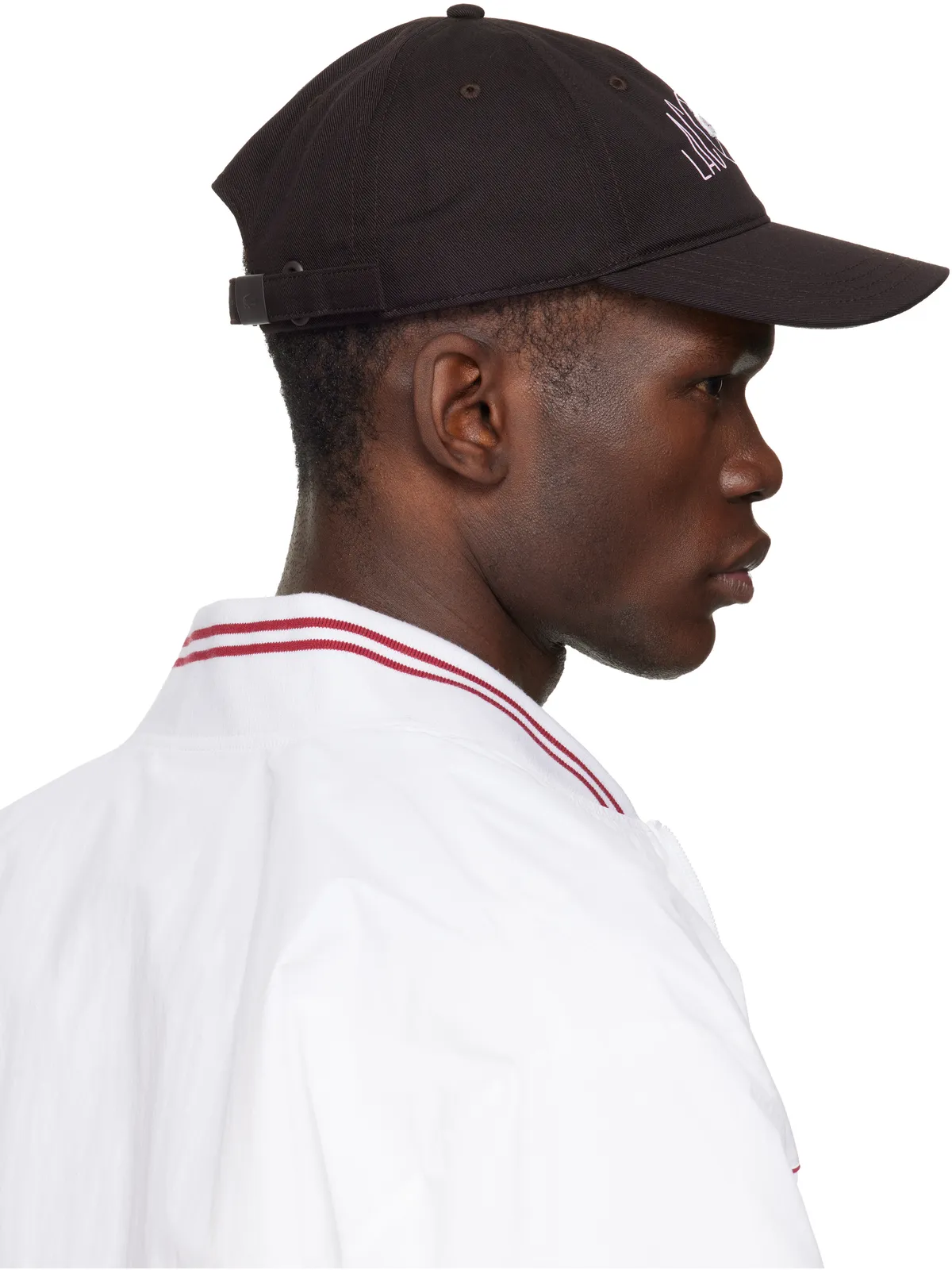 Lacoste ロゴプリント コットン ツイル キャップ - 画像3