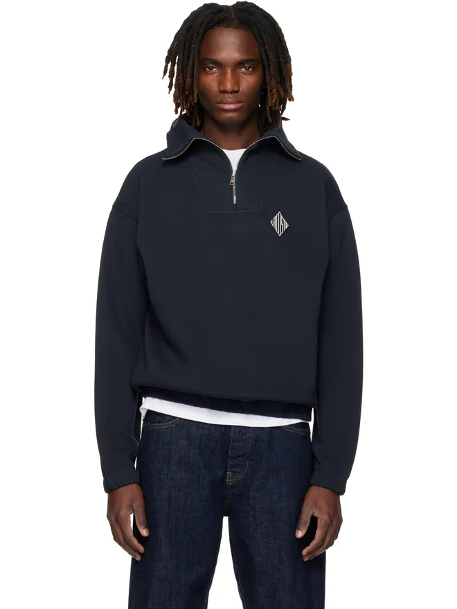 Lacoste Lacoste Zipped Neck ルーズフィット ピケ スウェットシャツの商品画像