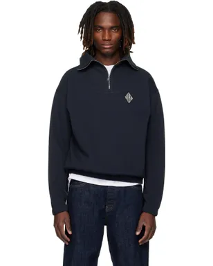 Lacoste Zipped Neck ルーズフィット ピケ スウェットシャツ - サムネイル1
