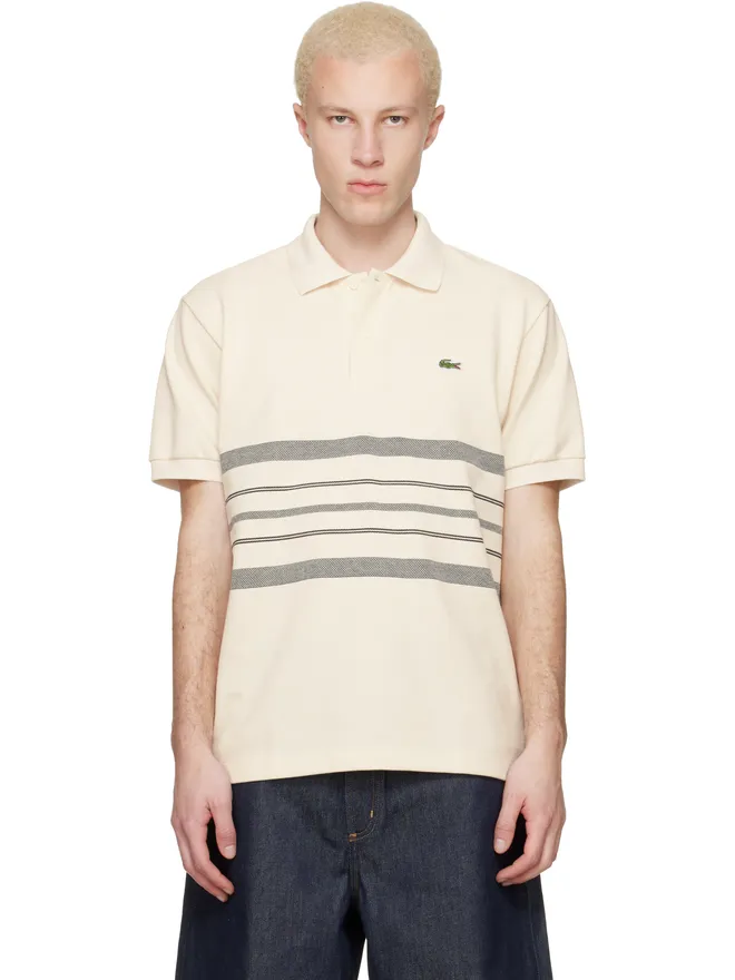 Lacoste Lacoste 'French Made' Classic Fit Striped ポロシャツの商品画像