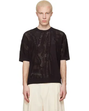 Lacoste リラックスフィット 半袖 セーター トップス - サムネイル1