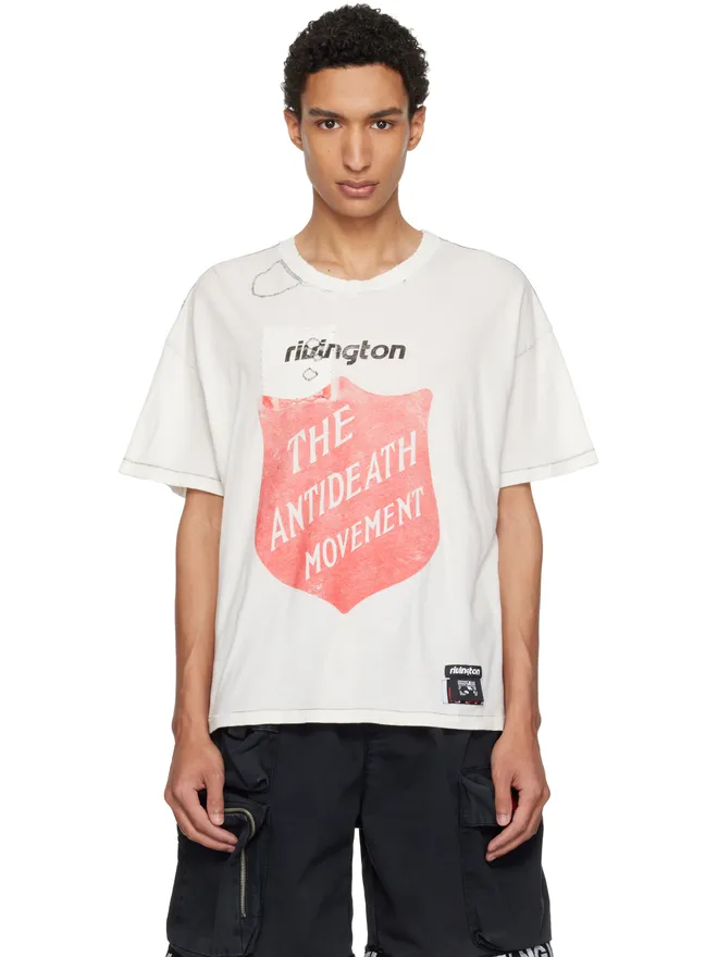 Rivington Roi Rebis Rivington Roi Rebis 'Anti Death' Tyler Tシャツの商品画像