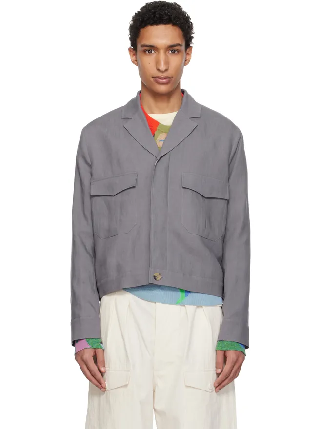 Paul Smith Paul Smith リネン オープンカラー ジャケットの商品画像