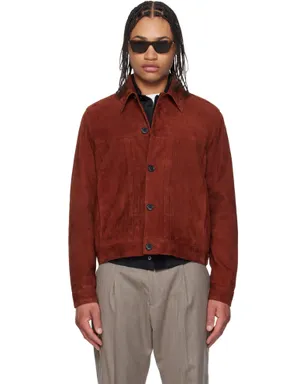 Paul Smith スリムフィット デニムスタイル スエードジャケット - サムネイル1