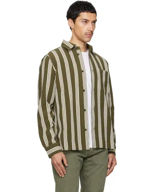 Paul Smith コットンブレンド ジャージ ストライプ シャツ - サムネイル2