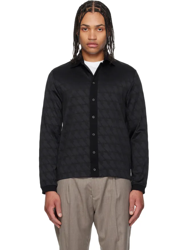 Paul Smith Paul Smith ジャカード 長袖 ポロシャツの商品画像