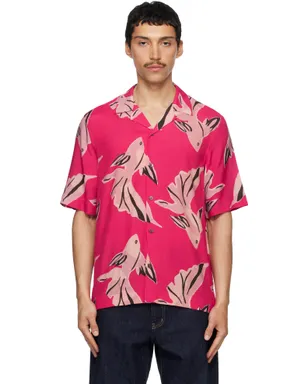 Paul Smith 'Le Peche Fish' Print ビスコース シャツ - サムネイル1