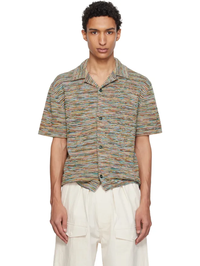 Paul Smith Paul Smith シグネチャー ストライプ コットンニット シャツの商品画像