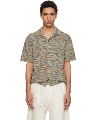 Paul Smith シグネチャー ストライプ コットンニット シャツ - サムネイル1