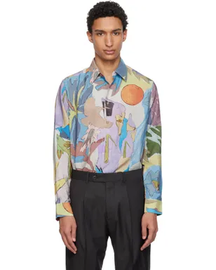Paul Smith 'River Collage' ビスコースブレンド シャツ - サムネイル1