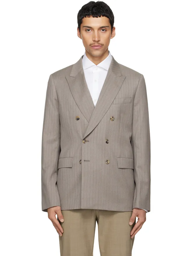 Paul Smith Paul Smith ストライプ テーラードジャケットの商品画像