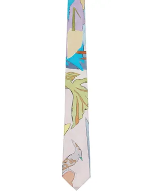 Paul Smith Pastel 'River Collage' ネクタイ - サムネイル1