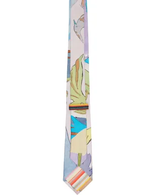 Paul Smith Pastel 'River Collage' ネクタイ - サムネイル2