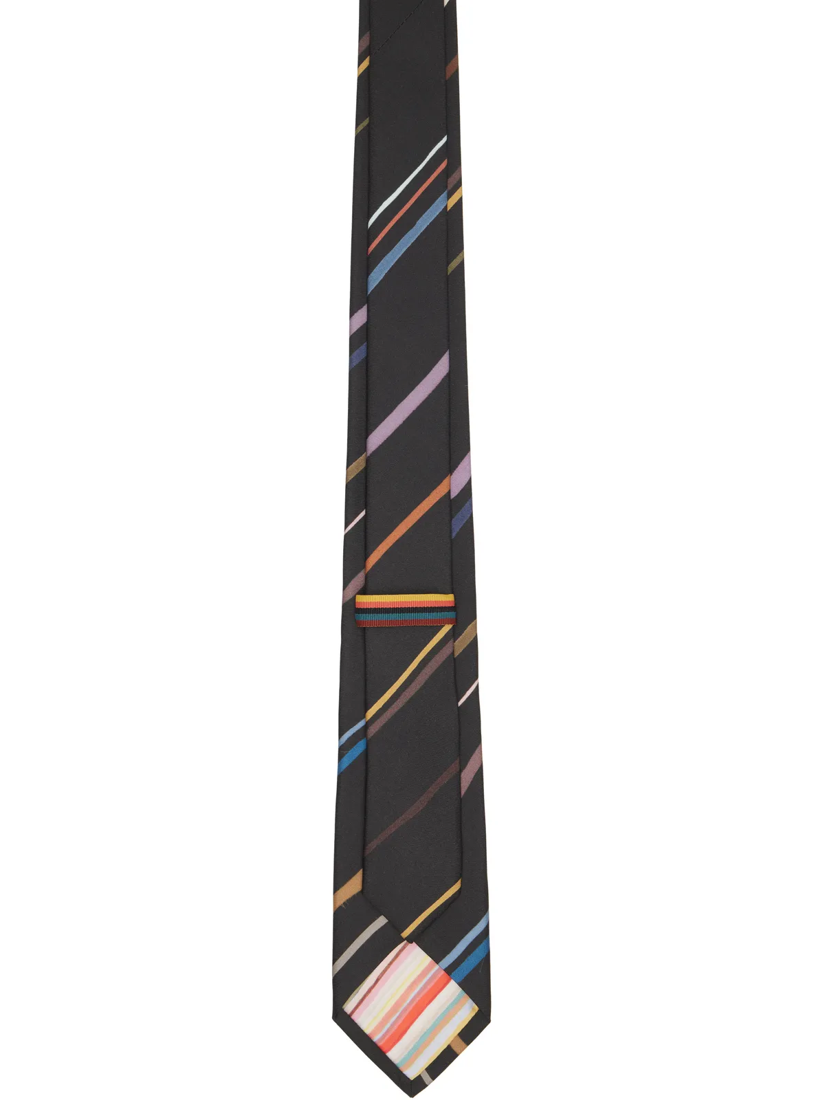 Paul Smith Diagonal 'Painted Stripe' ネクタイ - 画像2