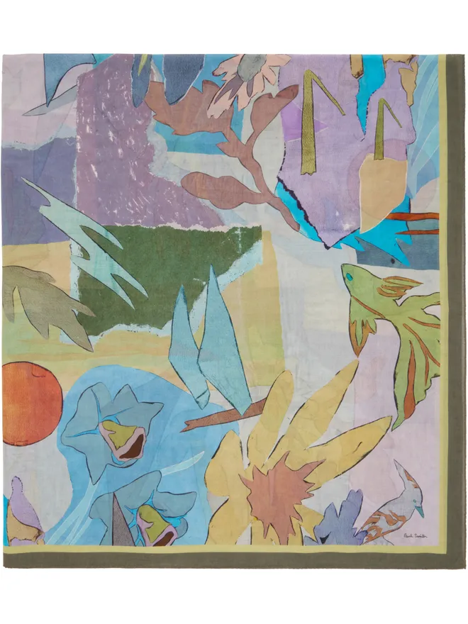 Paul Smith Paul Smith River Collage スカーフの商品画像