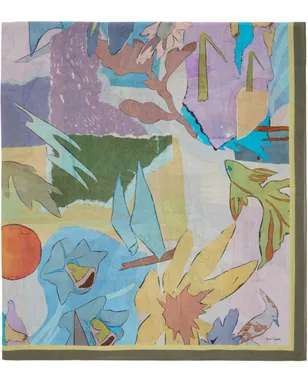 Paul Smith River Collage スカーフ - サムネイル1