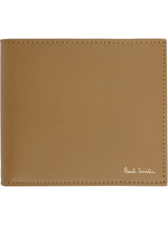 Paul Smith Paul Smith 'Signature Stripe' Interior レザー コイン入れ 二つ折り財布の商品画像
