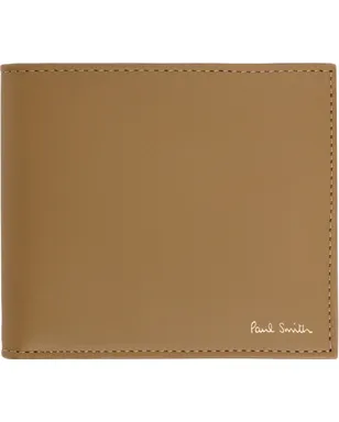 Paul Smith 'Signature Stripe' Interior レザー コイン入れ 二つ折り財布 - サムネイル1
