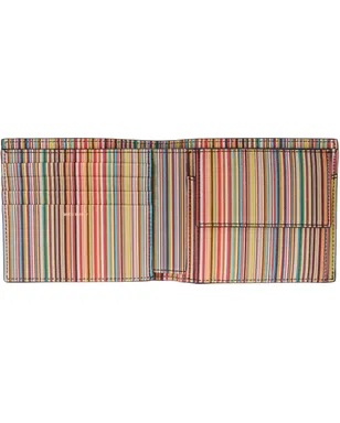 Paul Smith 'Signature Stripe' Interior コイン入れ 二つ折り財布 - サムネイル3