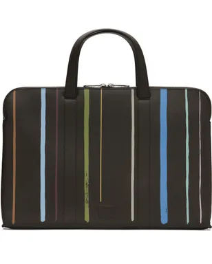 Paul Smith 'Painted Stripe' Slim Leather Folio ブリーフケース - サムネイル1