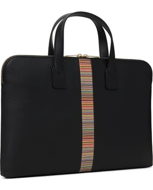 Paul Smith 'Signature Stripe' Slim Folio ブリーフケース - サムネイル2