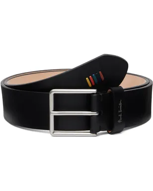 Paul Smith 'Artist Stripe' ステッチ レザーベルト - サムネイル1