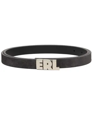 ERL 'ERL' レザーベルト - サムネイル1