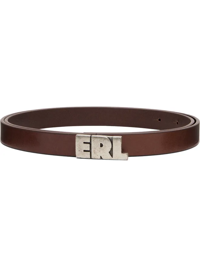 ERL ERL 'ERL' Skinny レザーベルトの商品画像