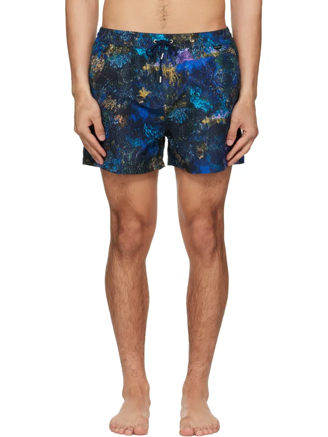 Paul Smith Paul Smith Engrained Blue スイムショーツの商品画像