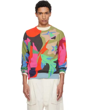 Paul Smith 'River Collage' コットンニット セーター - サムネイル1