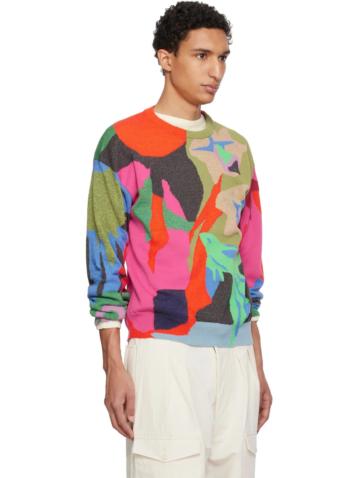 Paul Smith 'River Collage' コットンニット セーター - 画像2