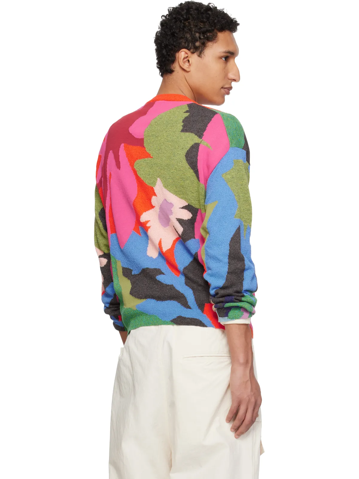 Paul Smith 'River Collage' コットンニット セーター - 画像3