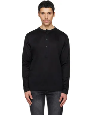 Paul Smith LS Grandad Collar ヘンリーネックTシャツ - サムネイル1