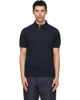 Paul Smith 'Artist Stripe' Placket コットン ポロシャツ - サムネイル1