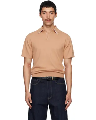 Paul Smith 半袖ニットポロシャツ - サムネイル1