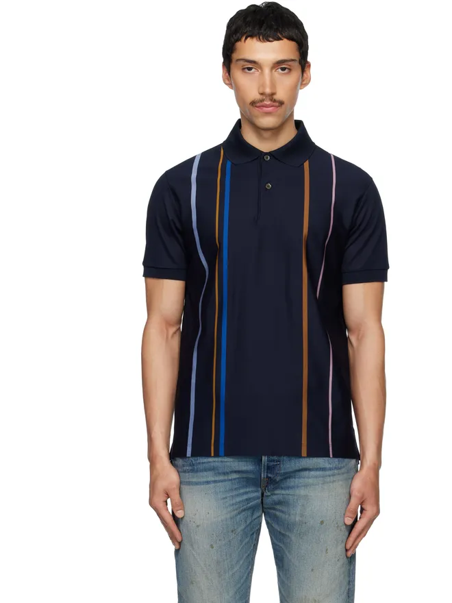 Paul Smith Paul Smith Stripe コットン ポロシャツの商品画像