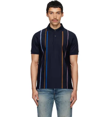 Paul Smith Stripe コットン ポロシャツ - サムネイル1