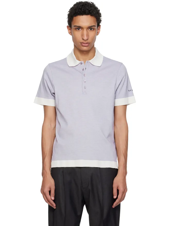 Paul Smith Paul Smith リヨセルブレンド コントラスト トリム ポロシャツの商品画像