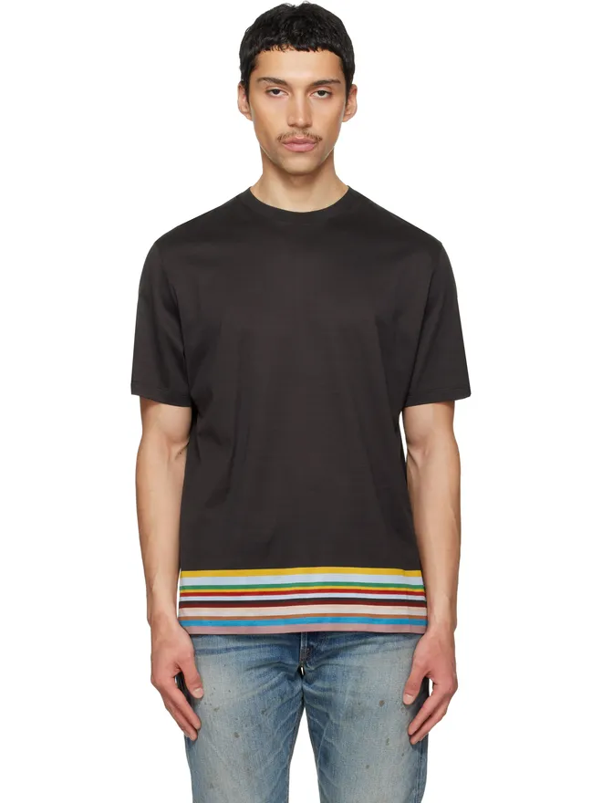 Paul Smith Paul Smith Boarder 'Signature Stripe' Tシャツの商品画像