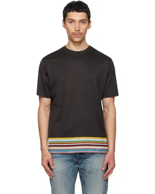 Paul Smith Boarder 'Signature Stripe' Tシャツ - サムネイル1