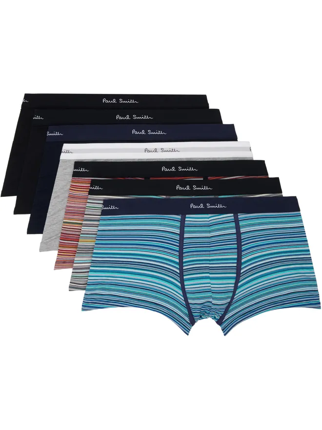 Paul Smith Paul Smith 'Signature Stripe' オーガニック ミックス ボクサーブリーフ 7枚セットの商品画像