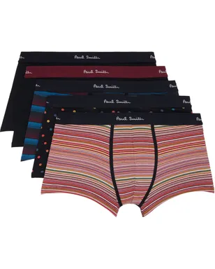 Paul Smith Spot & Stripe Mix ボクサーブリーフ 5枚セット - サムネイル1