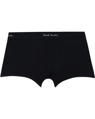 Paul Smith Organic Cotton Black ボクサーブリーフ 5枚セット - サムネイル2